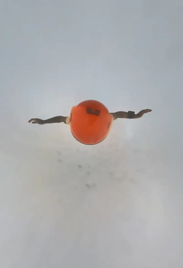 You can't see the land below anymore or any sky (Storyful) 