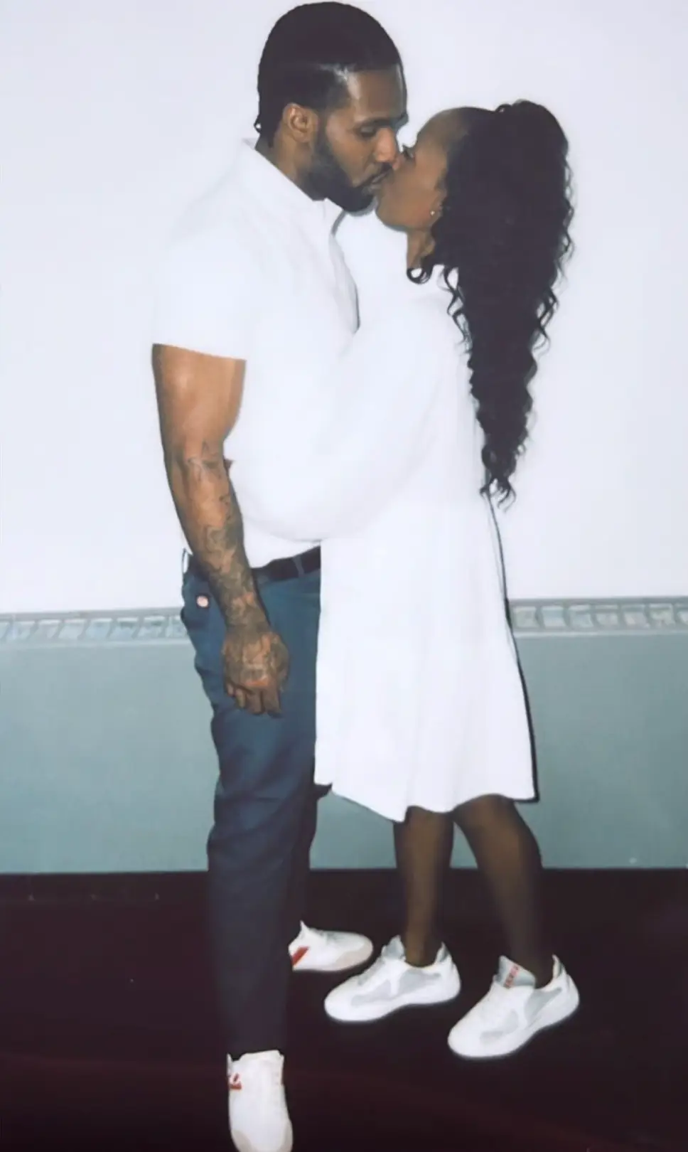 Lee and his wife, and former prison guard, Tameka on their wedding day (Instagram/a_fight4justice)