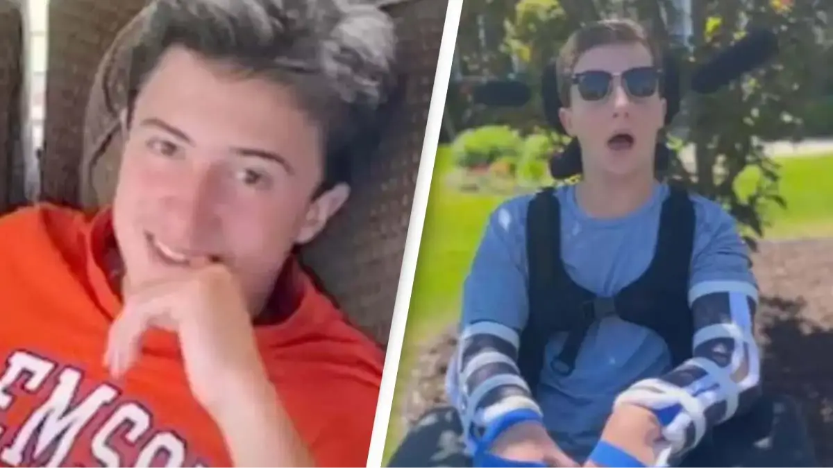 Chilling four-word text frat member sent when freshman was left blind and unable to speak or walk after getting hazed