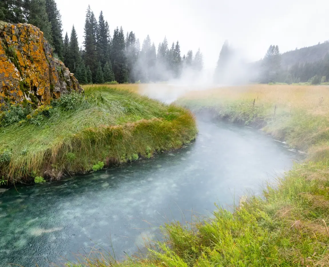 Visitors to Yellowstone are encouraged to stay on the path.