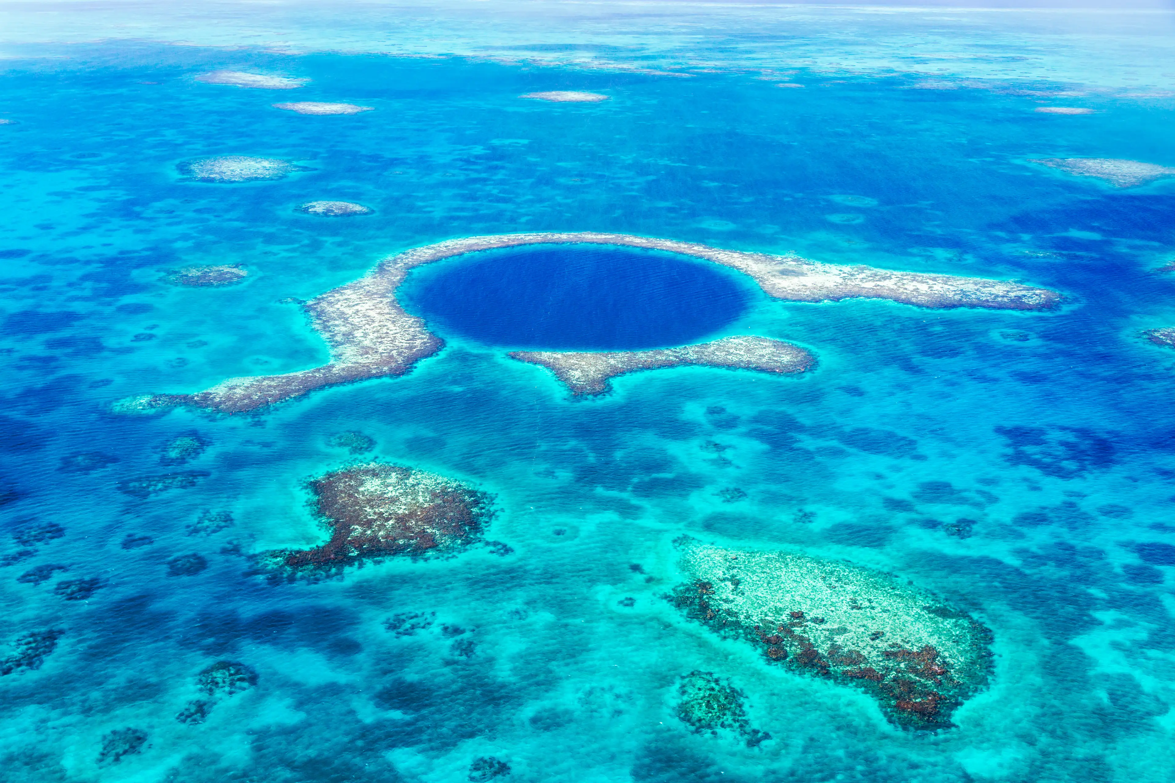 The Great Blue Hole has hidden some morbid sights (Getty Stock Photo)