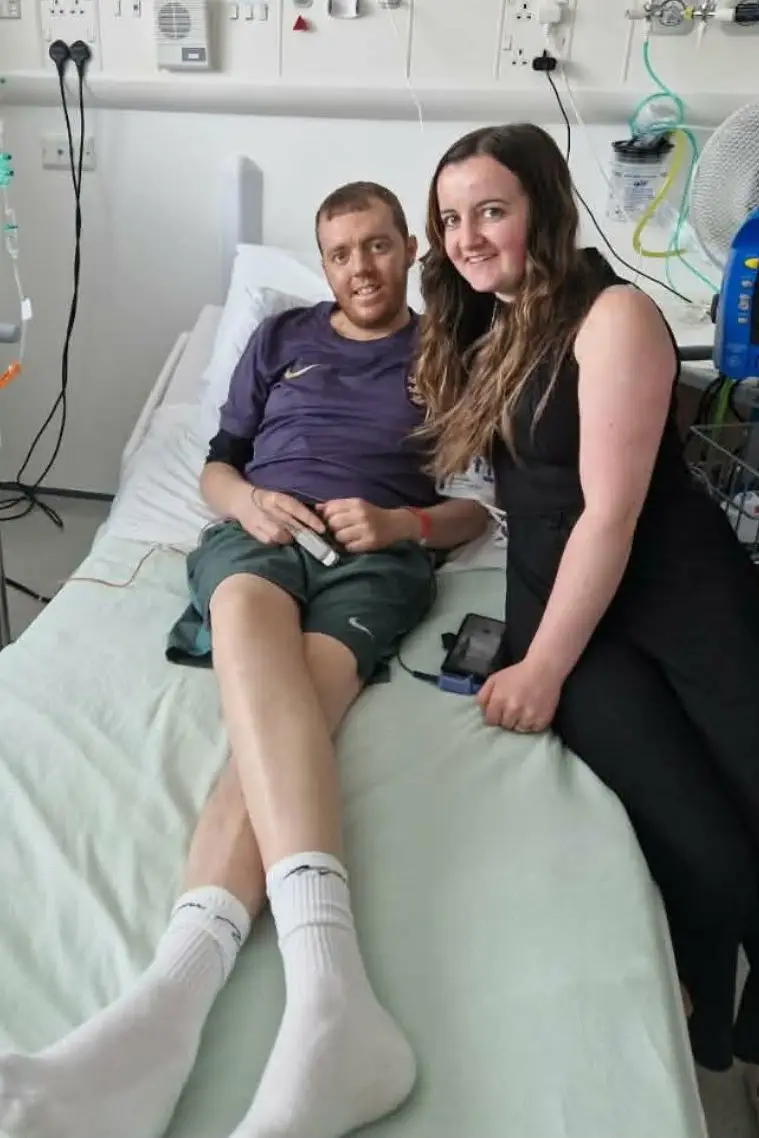 Ryan, now 29, has previously battled Hodgkin lymphoma (SWNS)