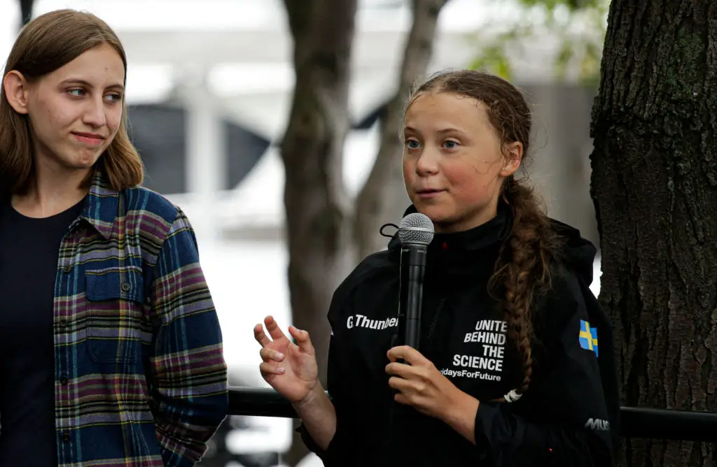 She was just 16 when she urged the US President to 'listen to the science' of climate change (KENA BETANCUR/AFP via Getty Images)