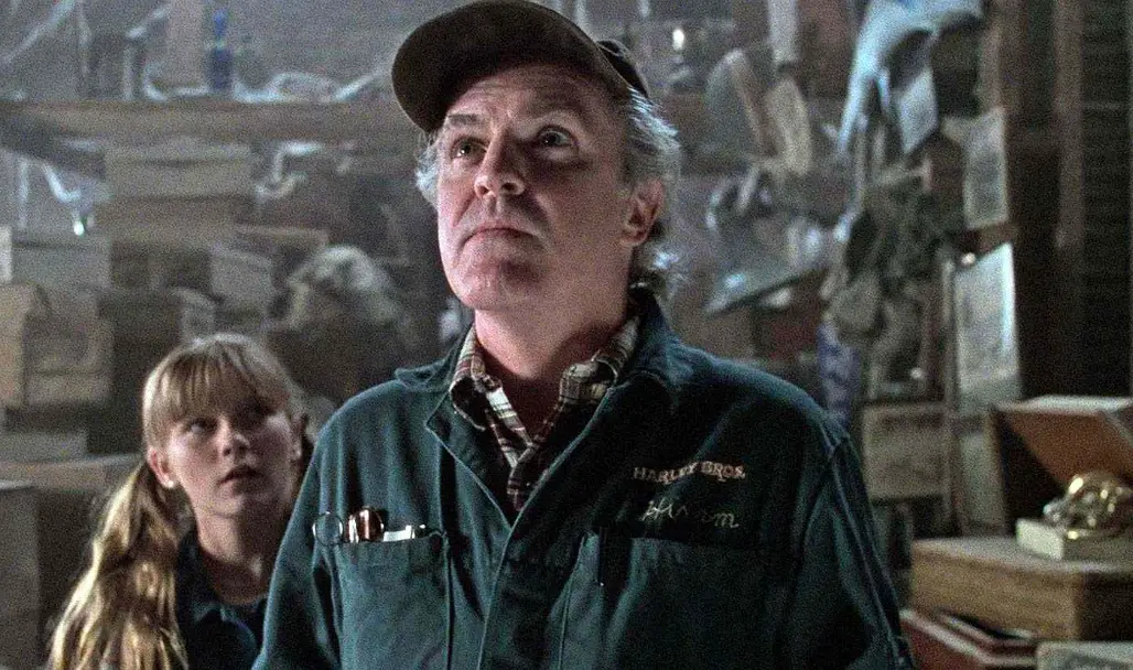 Veteran actor James Handy, pictured here in the 1995 film Jumanji, has been killed after being stabbed (TriStar)