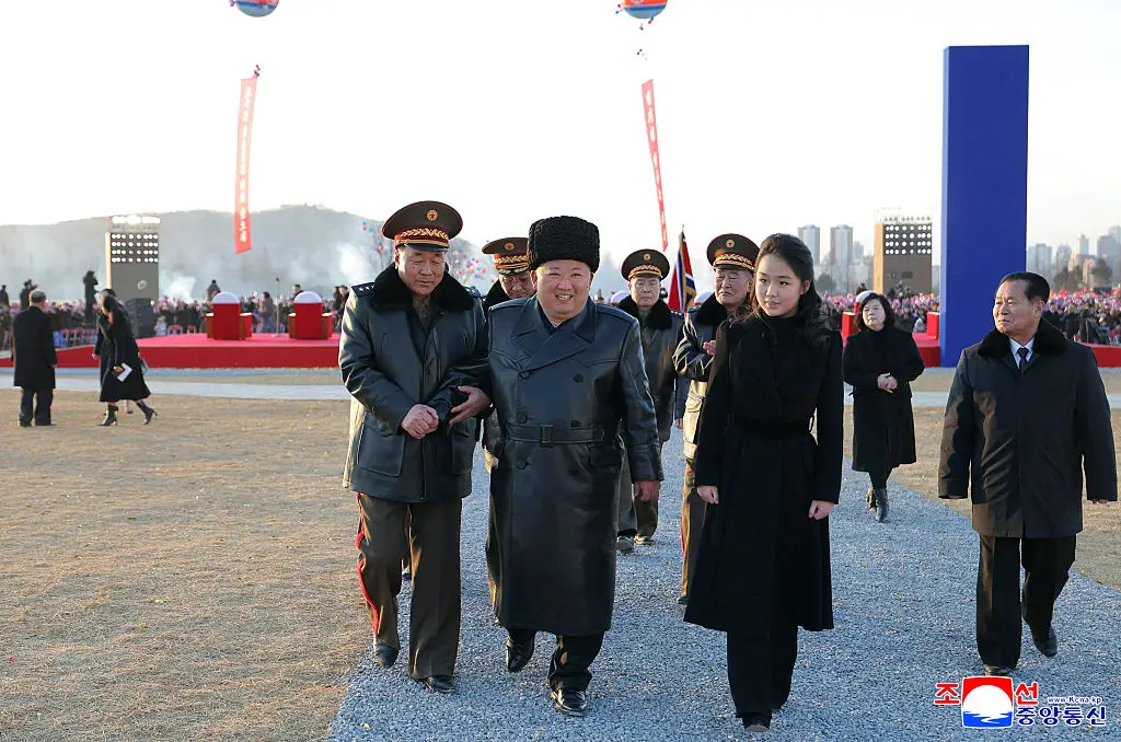 Kim Jong-un has not publicly named a successor to lead North Korea. (Photo by KCNA VIA KNS / AFP via Getty Images)