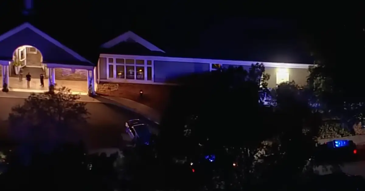 Guests were seen fleeing from the club (CBS Boston)