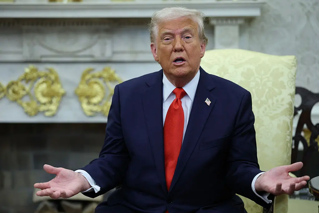 President Donald Trump has placed up to 245 percent tariff on Chinese imports (Win McNamee/Getty Images)