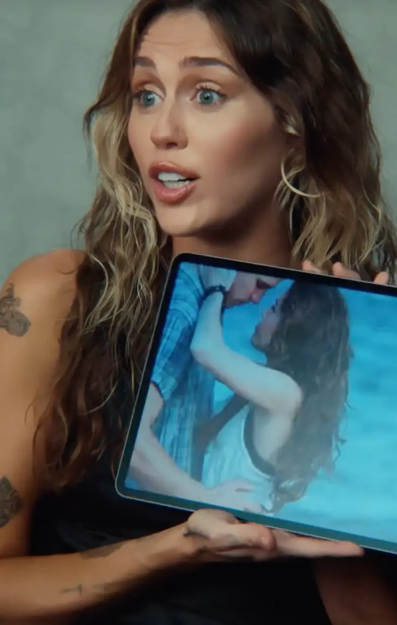 Miley is looking back on her past in a new TikTok series.