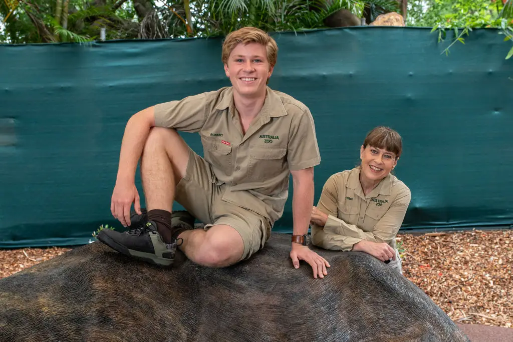 Robert Irwin has stepped into his dad's former role at the Australia Zoo with the rest of his family. (Photo by Marc Grimwade/WireImage)