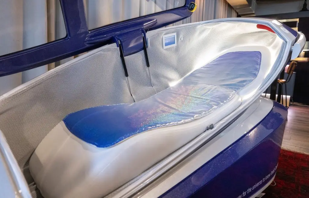 An American woman became the first person to use the controversial suicide pod last month (ARND WIEGMANN/AFP via Getty Images)