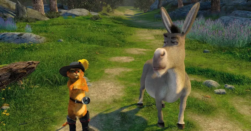 Eddie is ready to give Puss a run for his money.