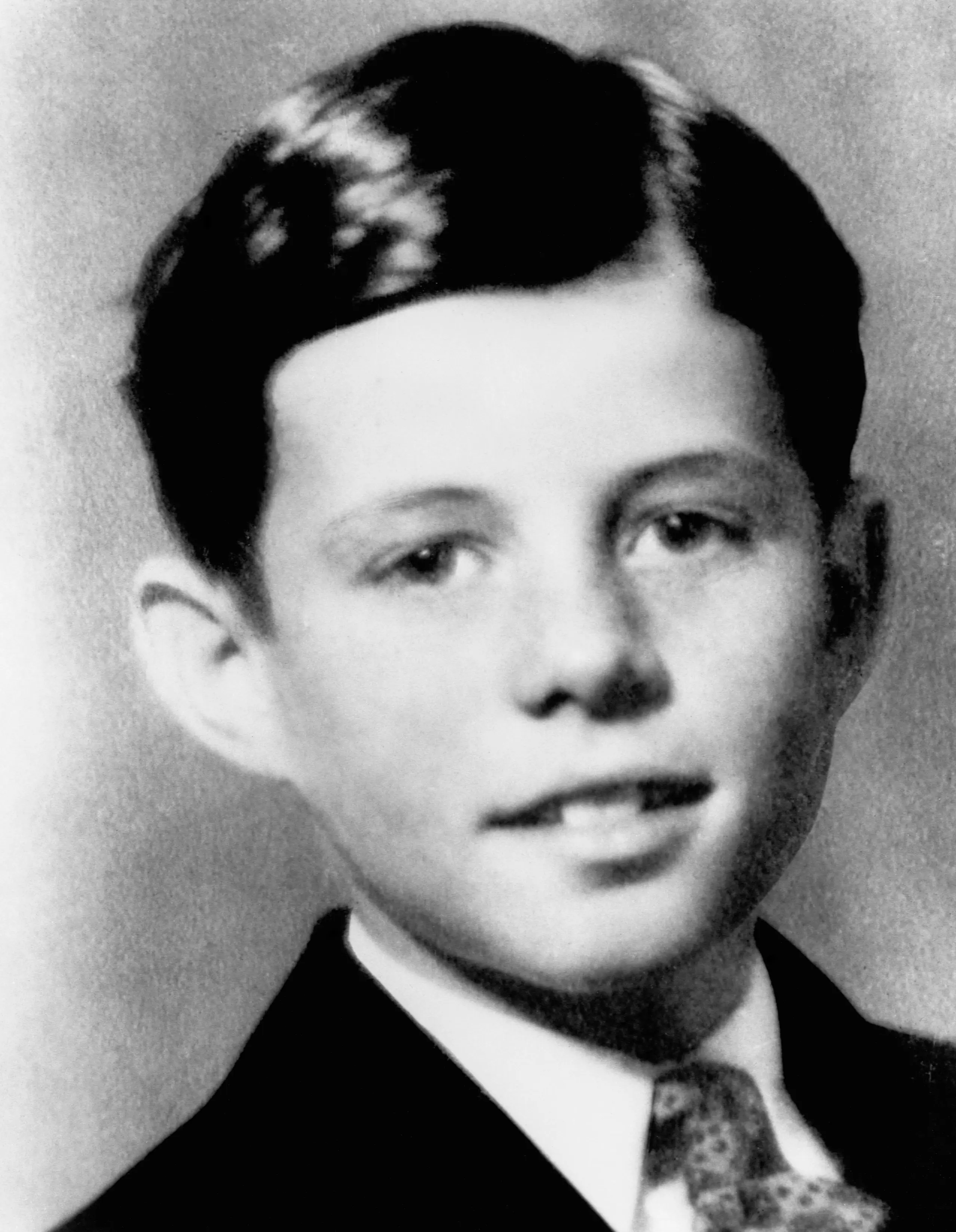 John F. Kennedy, age nine, having already survived a number of deadly diseases (CORBIS/Corbis via Getty Images)