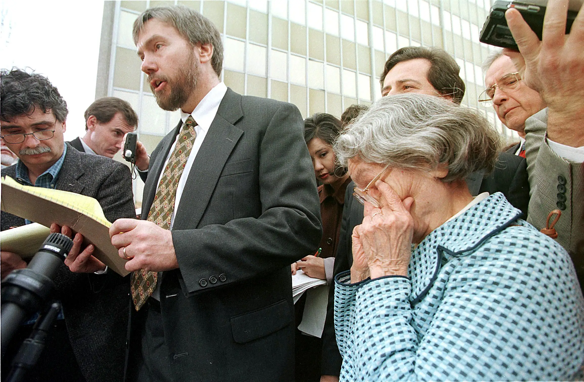 David Kaczynski has described his role in his brother's capture as leaving him with "my brother's blood on my hands." (Photo credit should read RICH PEDRONCELLI/AFP via Getty Images)