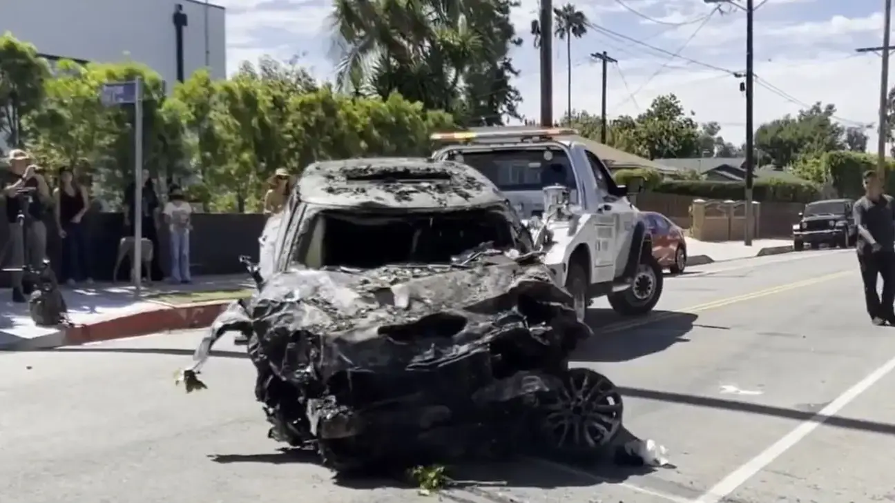 The crash unfolded on 5 August in LA.
