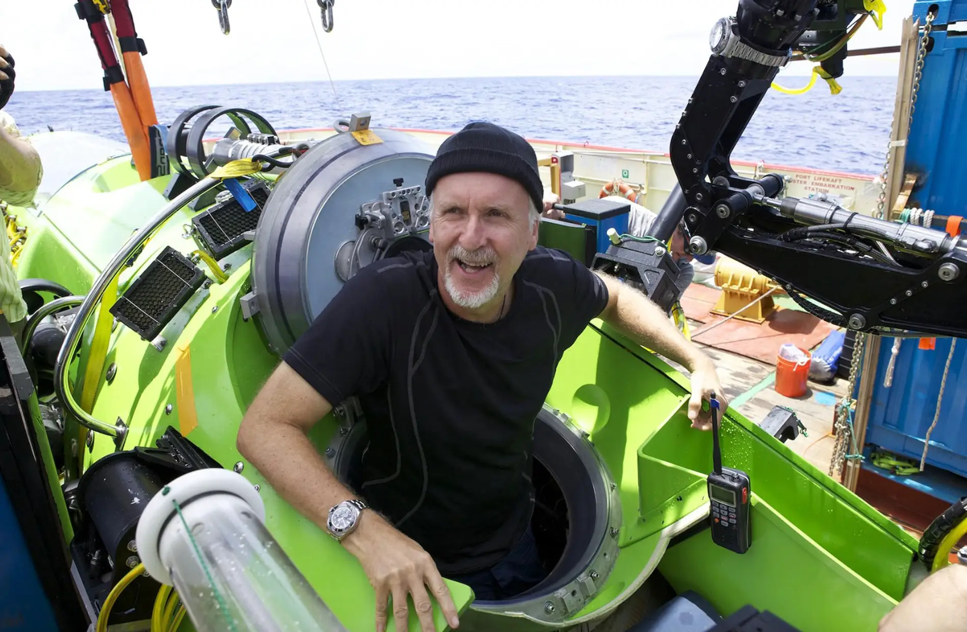 James Cameron made history with his Deepsea Challenger mission in 2012 (National Geographic)