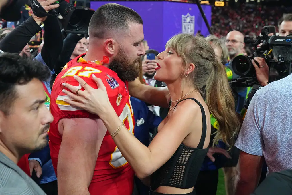 Swift regularly supports Kelce at his games (Photo by Erick W. Rasco/Sports Illustrated via Getty Images)