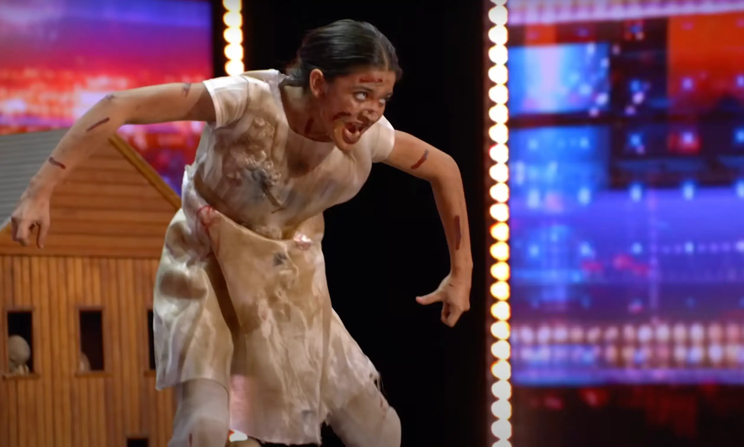 The act terrified viewers. (NBC)