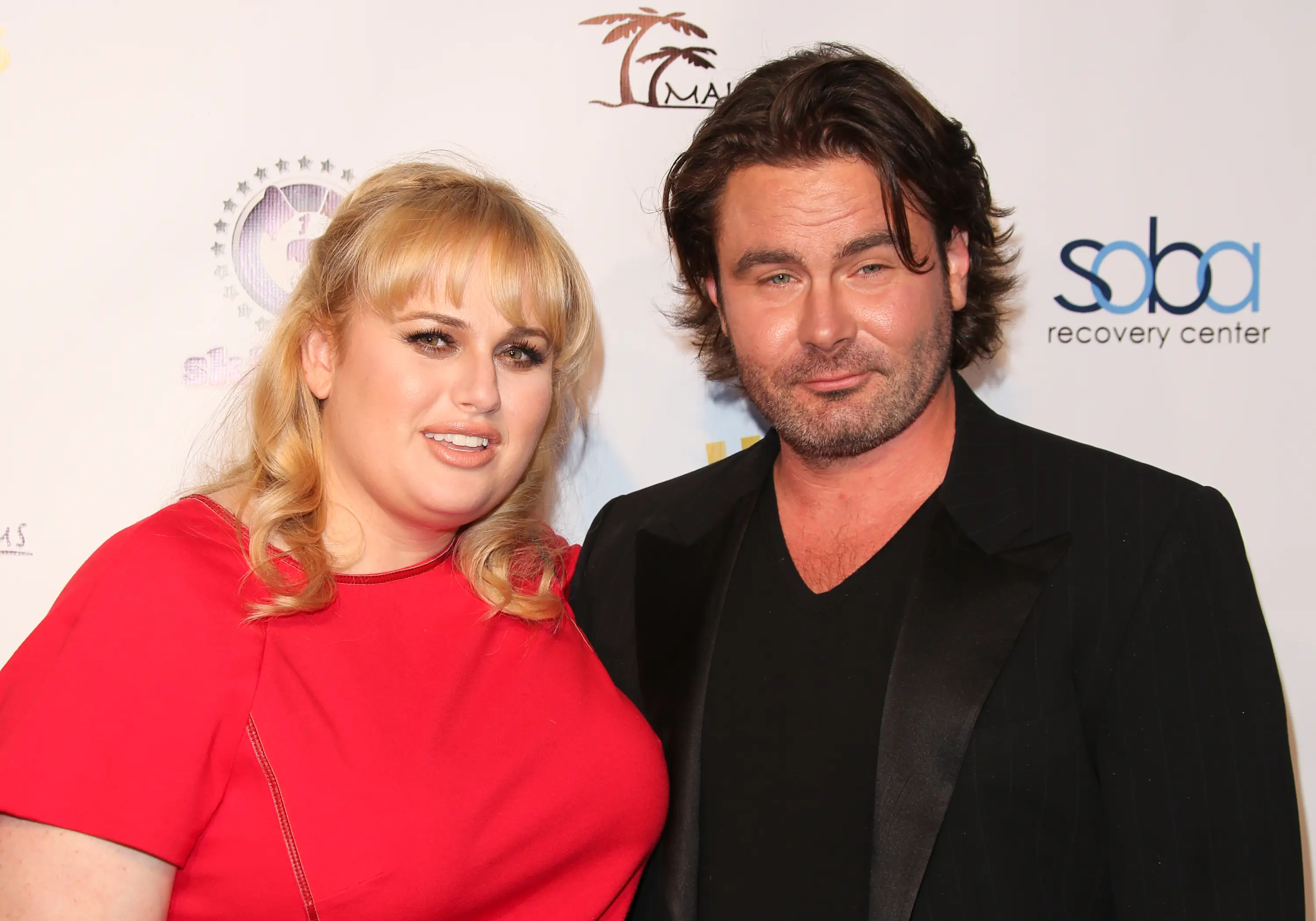 Rebel Wilson and Mickey Gooch Jr. pictured together in 2015 (Paul Archuleta/FilmMagic)