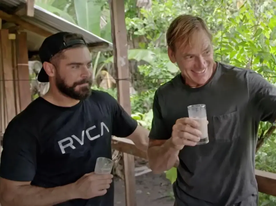 Zac Efron and Darin Olien.