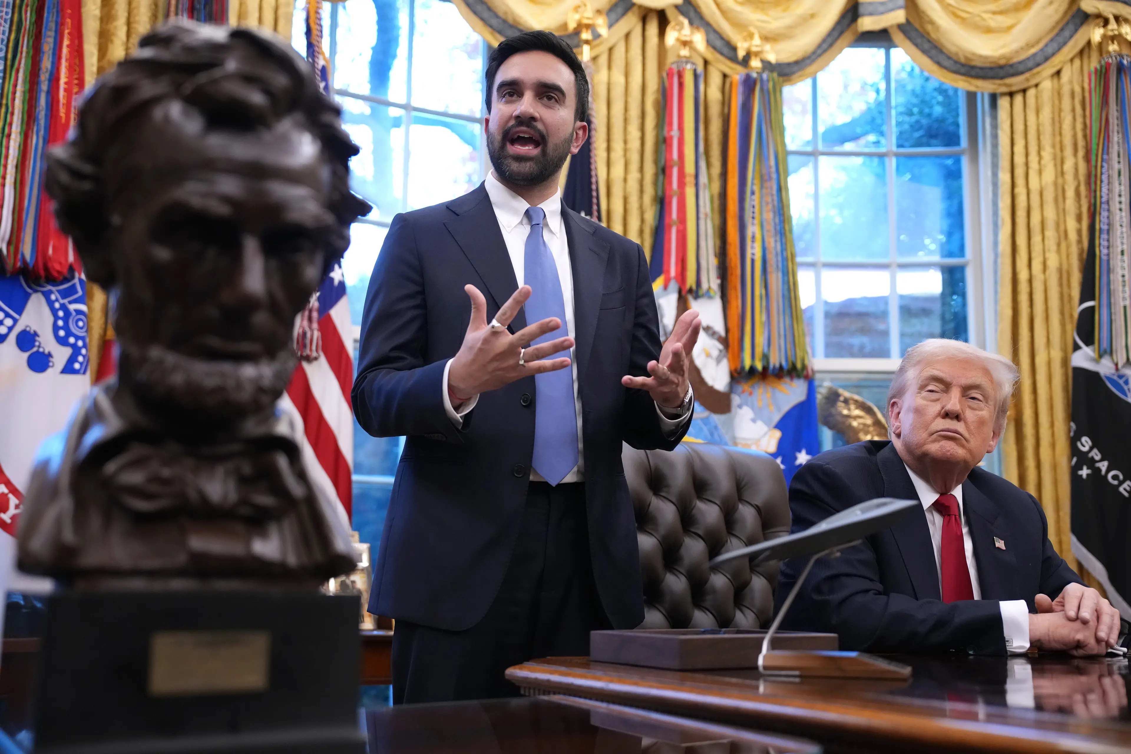 Mamdani revealed one unusual object in the Oval Office (Andrew Harnik/Getty Images)