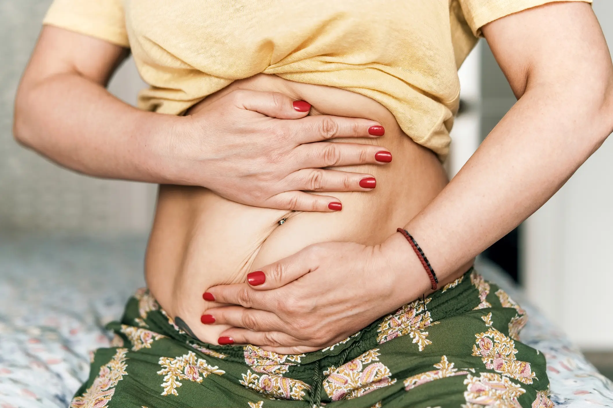 Two days without water can cause bloating and constipation (Getty Stock Photo)