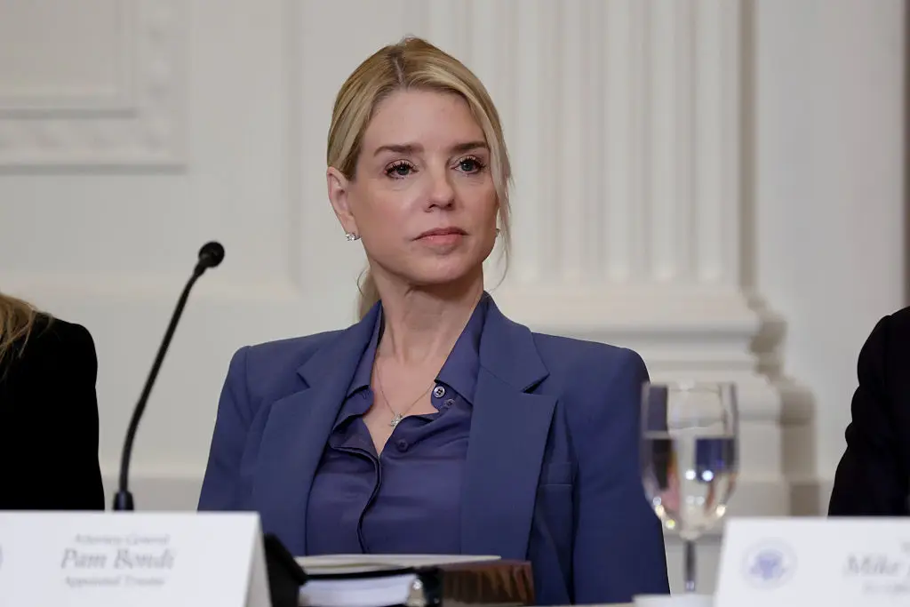 Bondi reportedly received her cancer diagnosis shortly after she was removed from the Justice Department in April (Photo by Alex Wong/Getty Images)