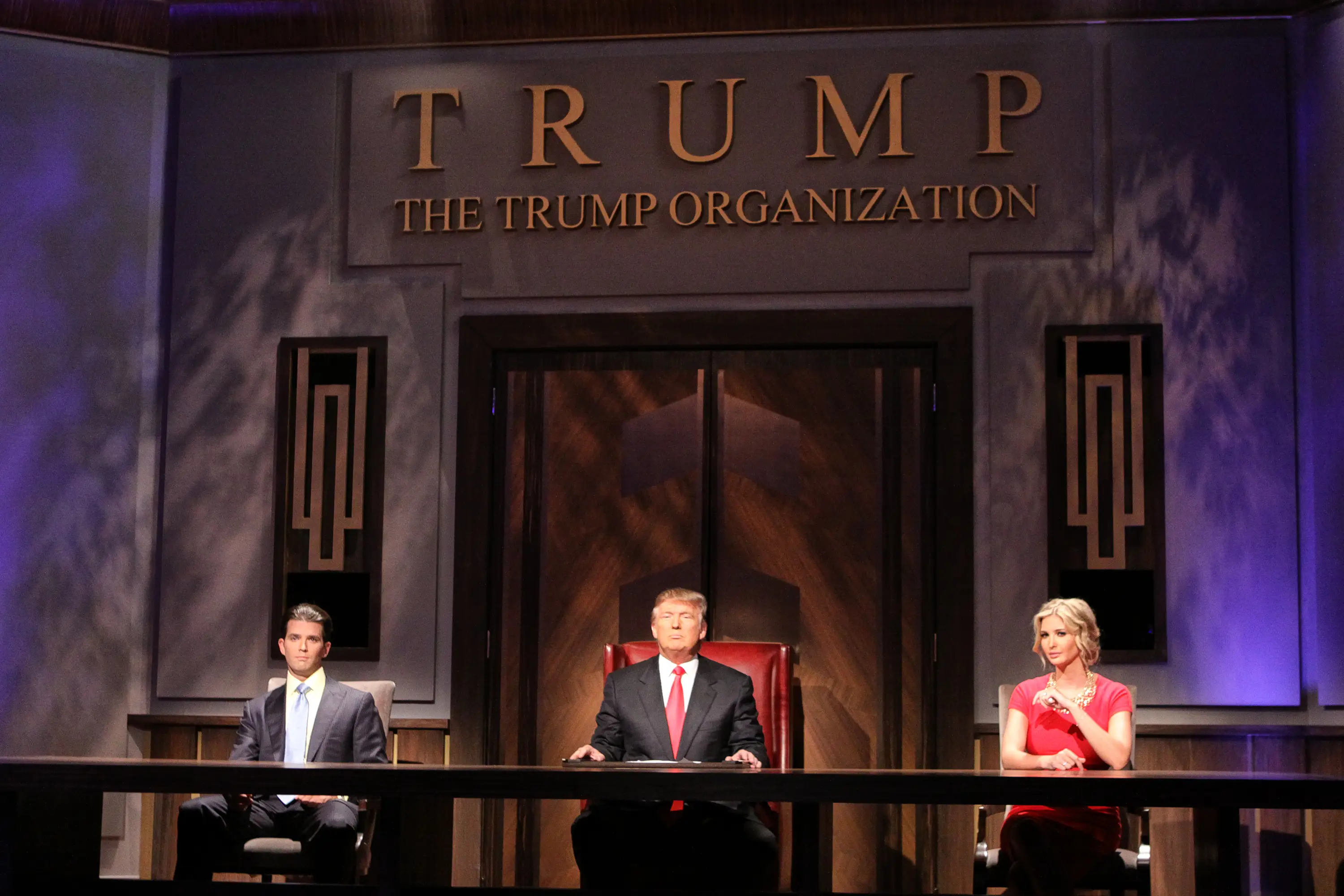 Trump was working in real estate before appearing on the show (Bill Tompkins/Getty Images)