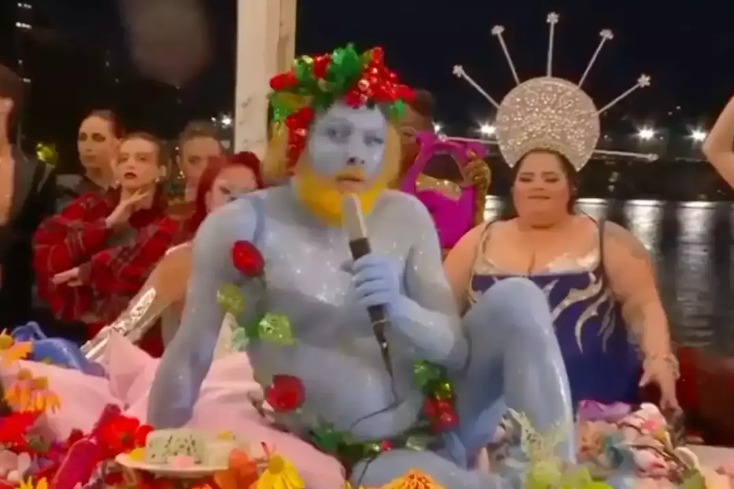 The performance sparked some outrage (BBC)