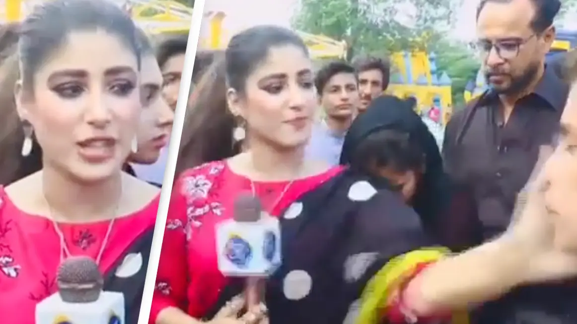 TV Reporter Slaps Bystander During Live Broadcast
