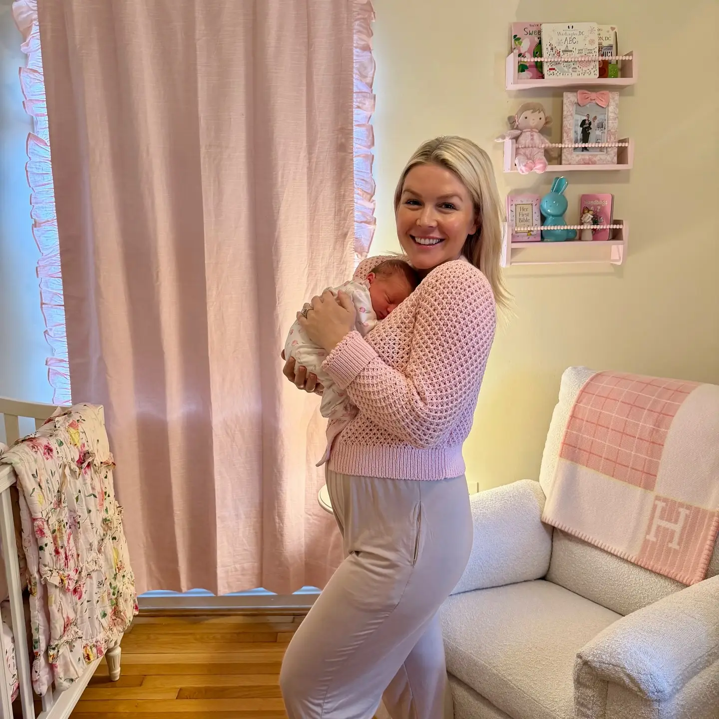 The mom-of-two has been open about balancing her career with motherhood. (@karolineleavitt/Instagram)