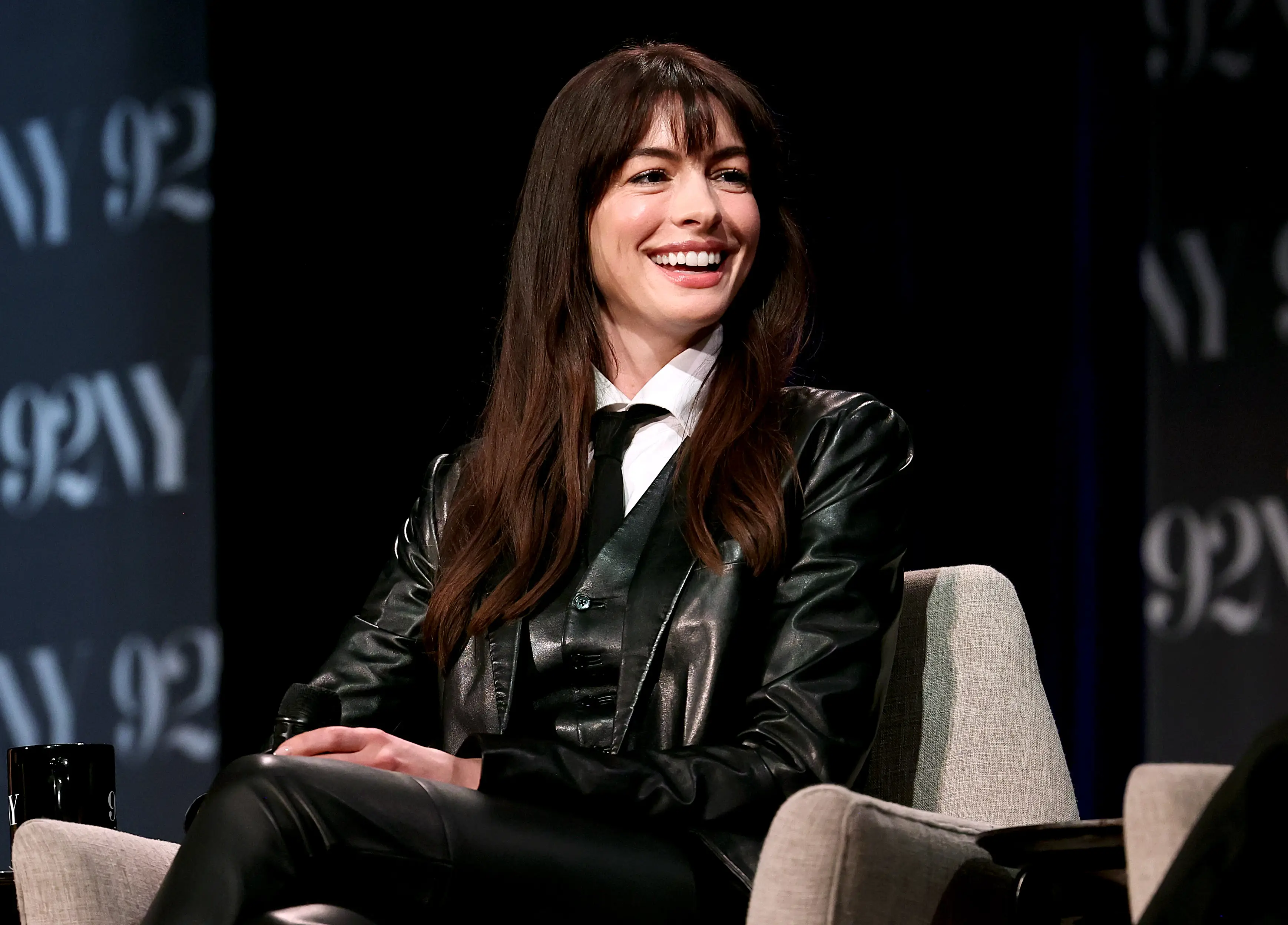 Hathaway says 'every is better' for her now she's given up drinking alcohol (Jamie McCarthy/ Getty Images) 