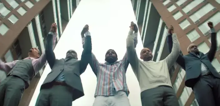 The five teenagers were exonerated years later (Netflix)