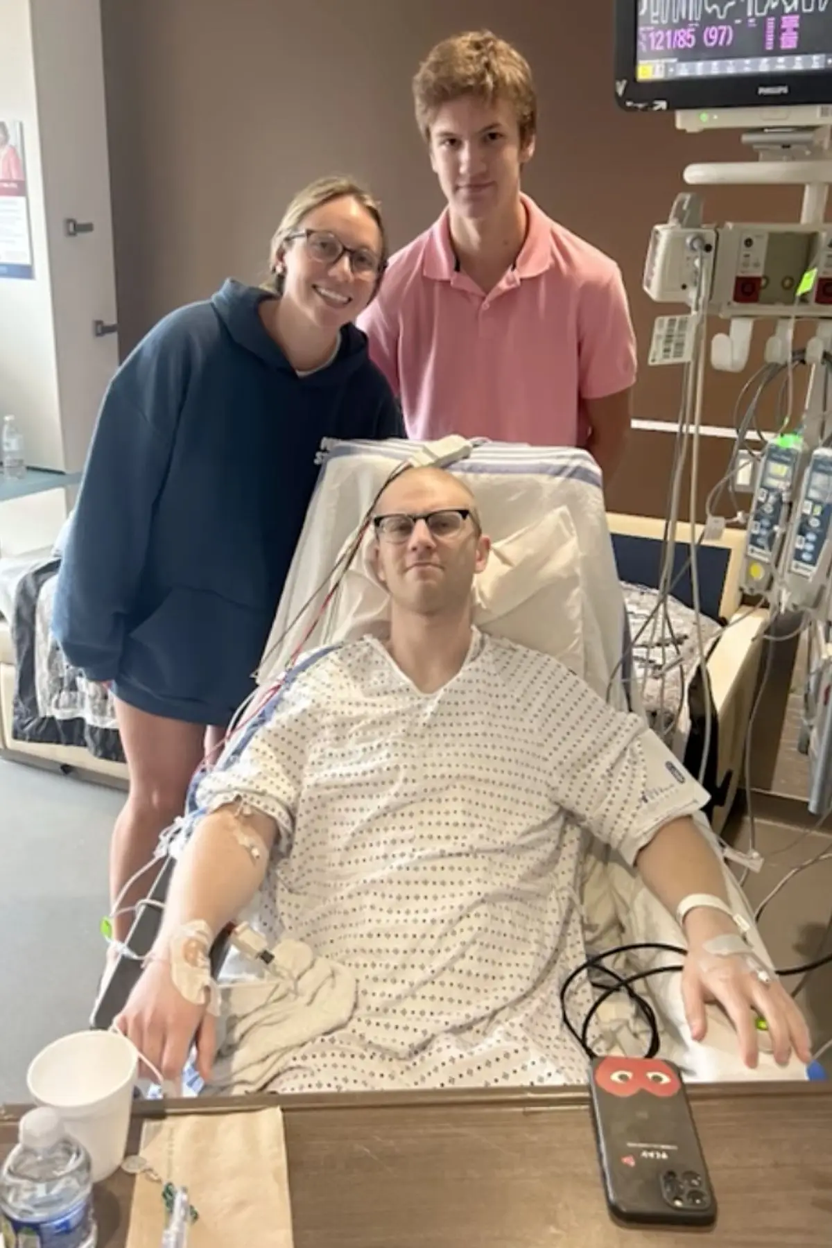 Rob believed his pack pain was caused by squatting too heavy (YouTube/The Patient Story)