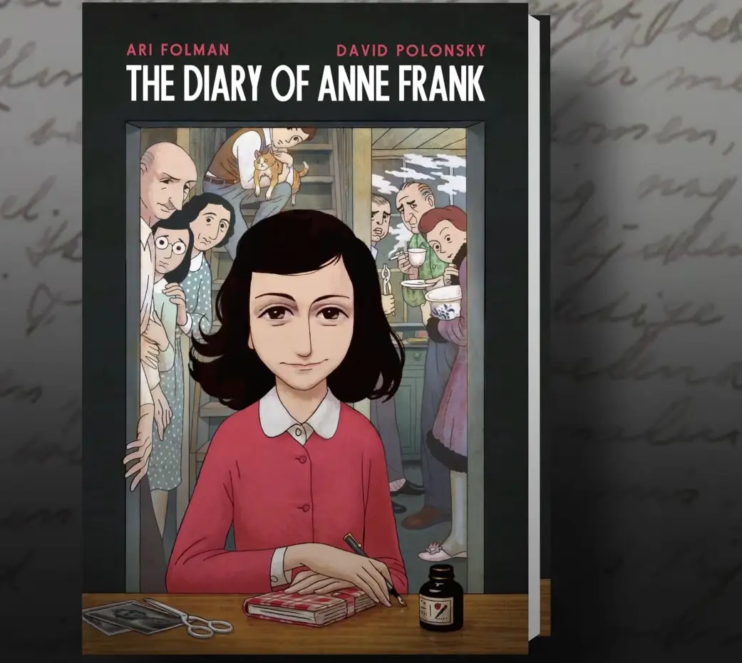 The banned adaptation is a graphic novel of Anne Frank's diary.