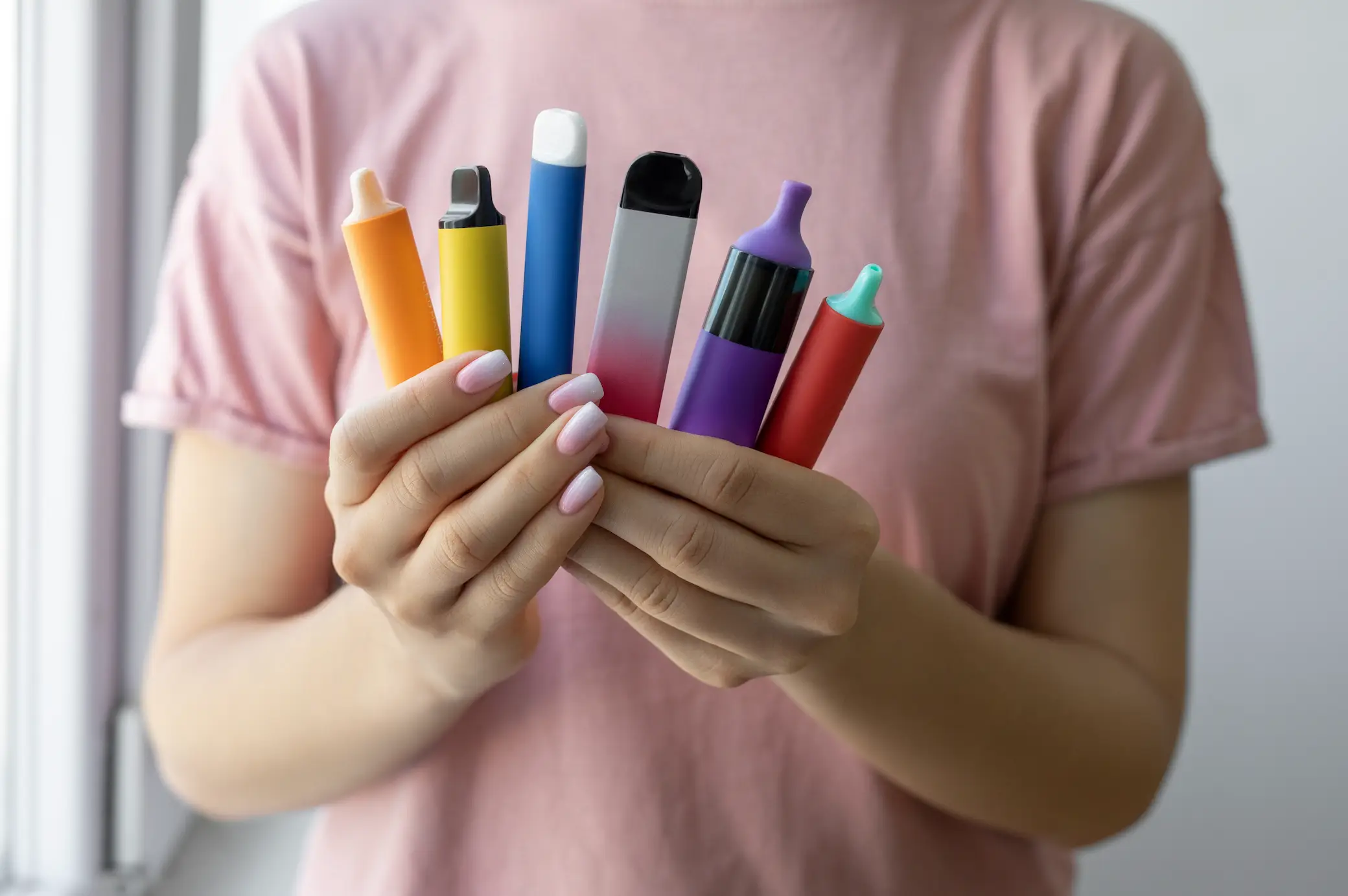 The TikToker was pleased she no longer spent so much money on vapes (Getty Stock Image)