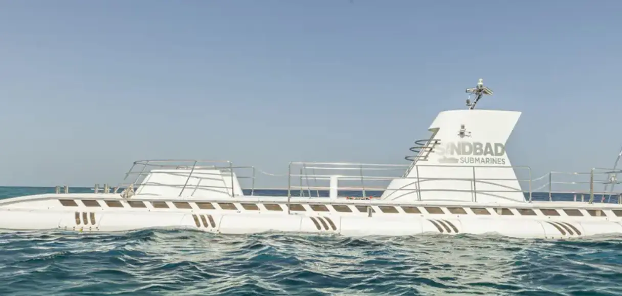 The submarines take guests 25 metres below the surface (Sindbad Submarines)