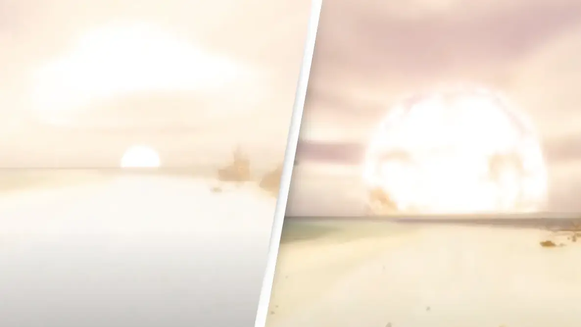 Horrifying POV video shows what experiencing a nuclear explosion would be like