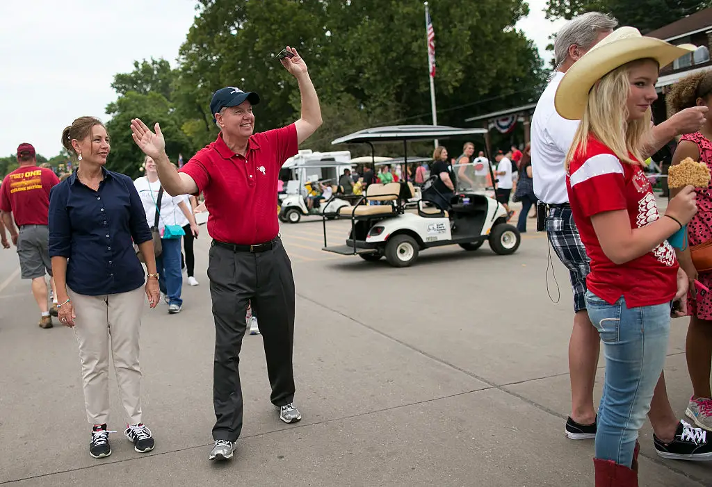 Lindsey Graham's sister, Darline Nordone, has responded to Donald Trump's suggestion (Photo By Al Drago/CQ Roll Call)