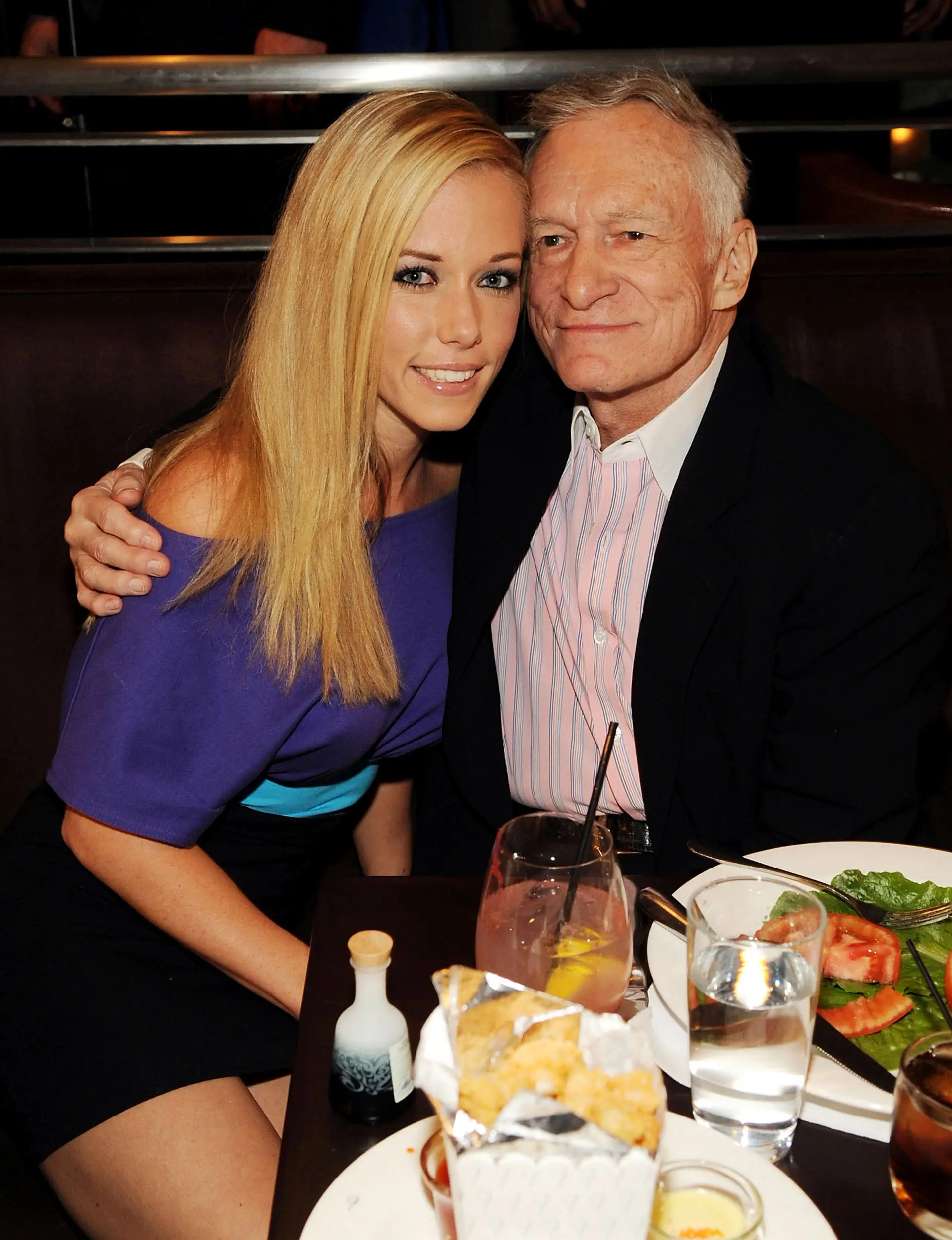 Hugh Hefner and Kendra Wilkinson (Denise Truscello/WireImage)