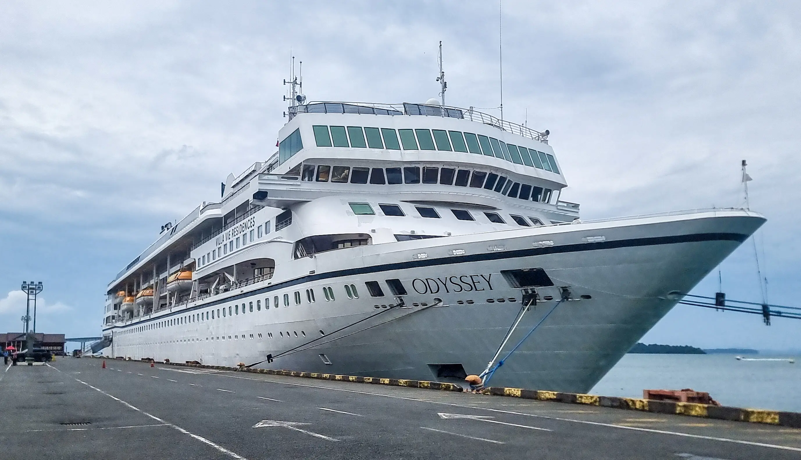 The ship remains docked in the in Preah Sihanouk province, Cambodia (AFP via Getty Images)