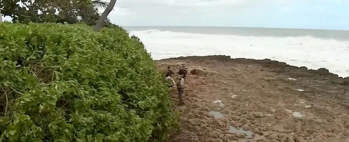 Remains believed to be those of Native Americans who lived hundreds of years ago have been found on a Florida beach.
