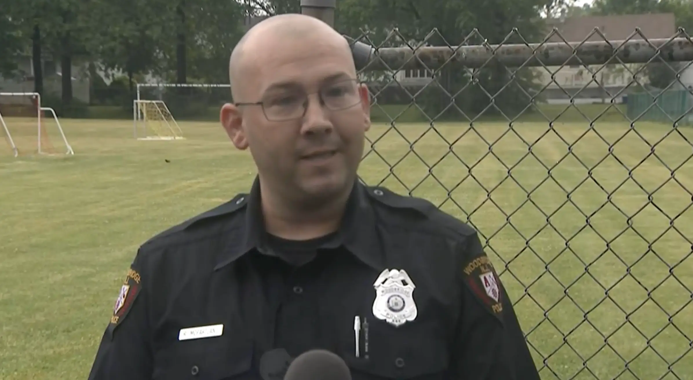 Officer McPartland stepped in to help.