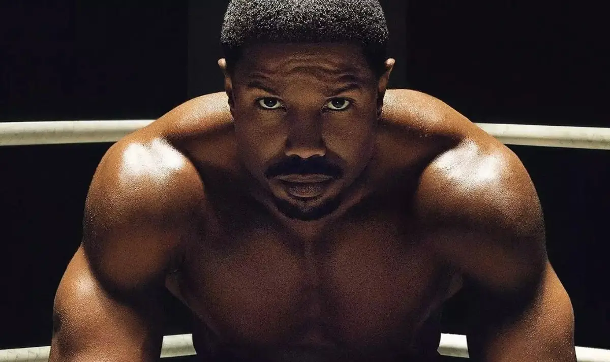 The actor was promoting Creed III at the time of the exchange. (Warner Bros. Pictures)