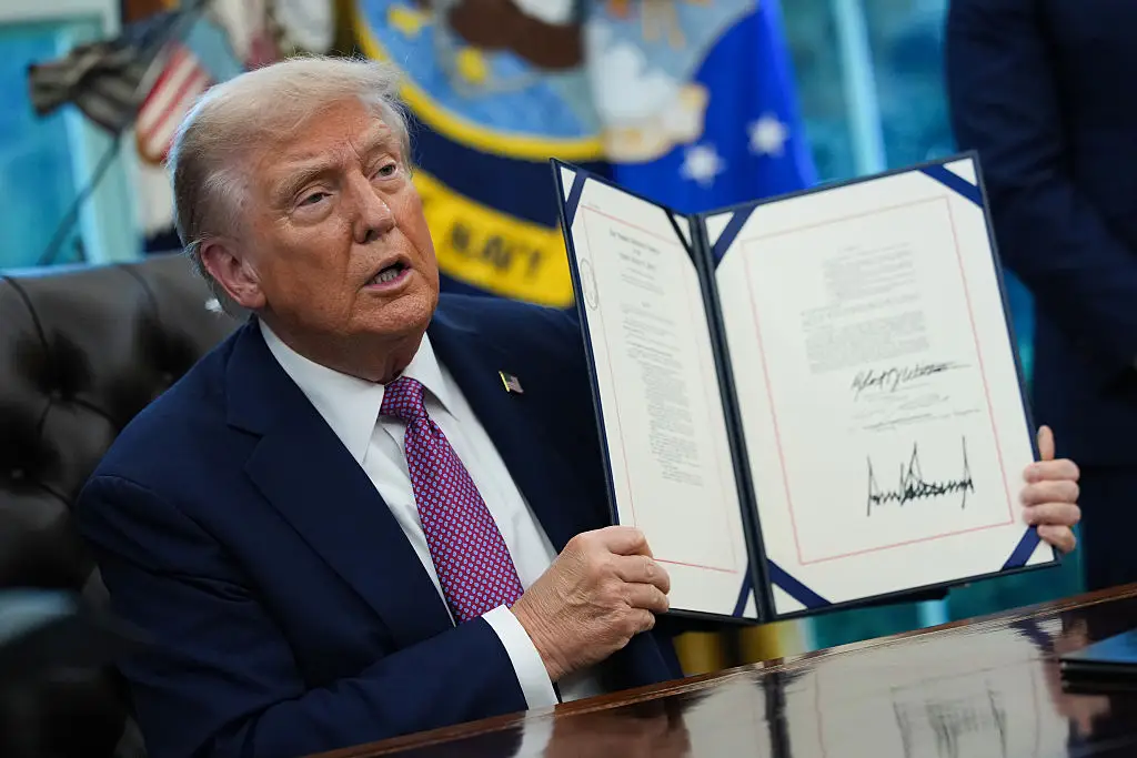 He signed the order on Friday (Kevin Dietsch/Getty Images)