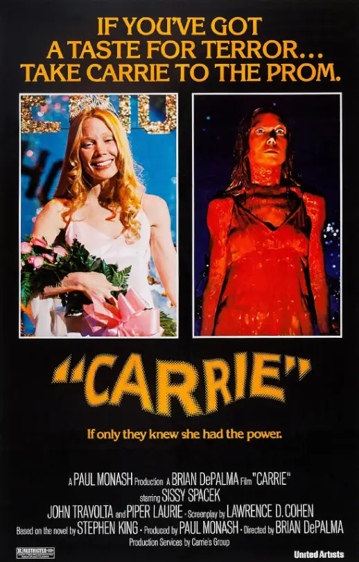 Carrie inspired a lot of Tarantino's future work. (Red Bank Films)