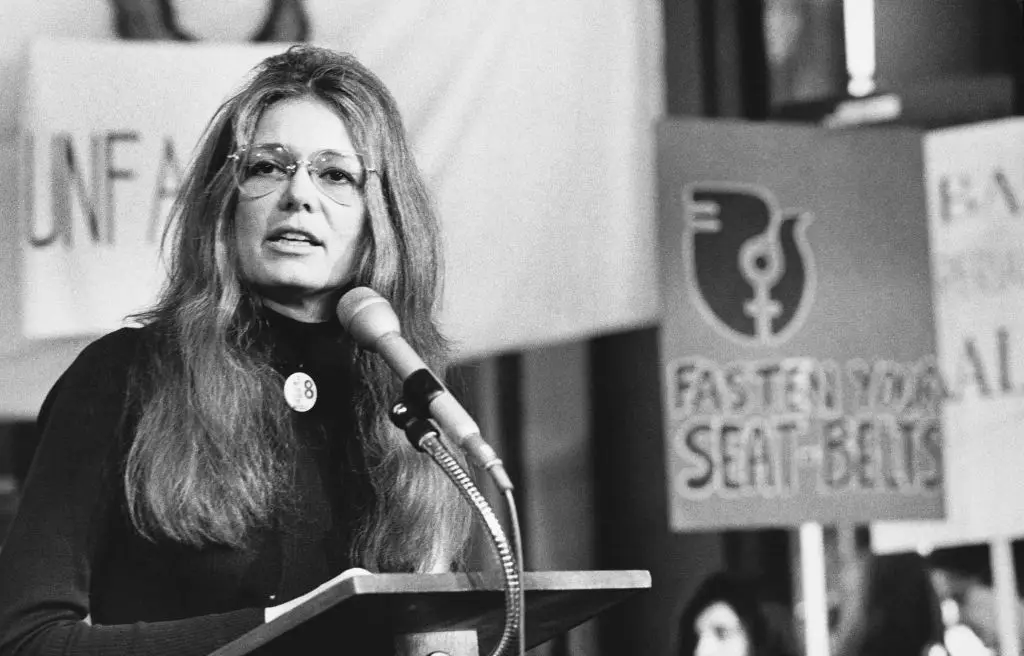 Gloria Steinman was a passionate advocate for women's rights. (Photo by Bettye Lane/Photo Researchers History/Getty Images)