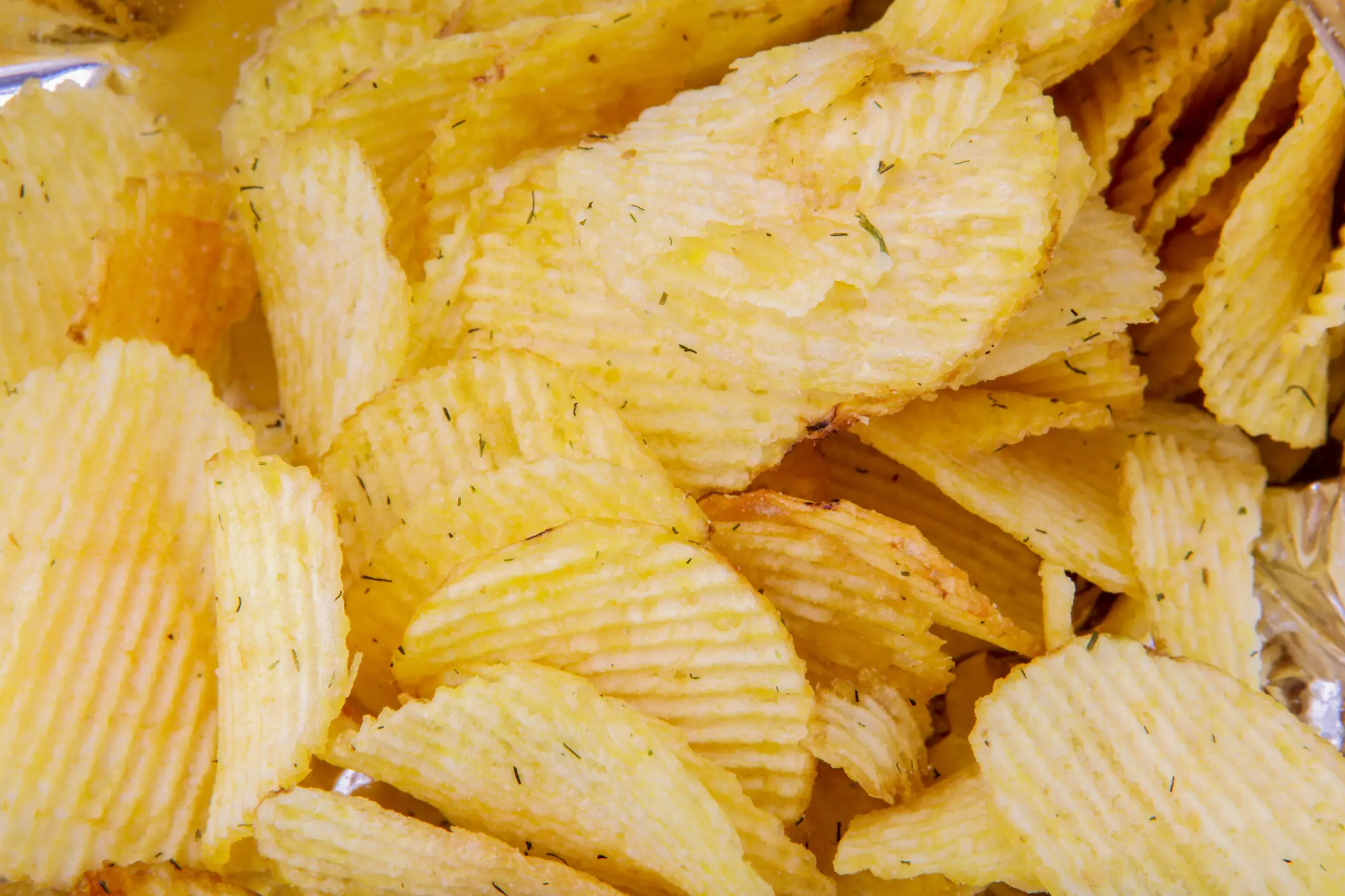 Potato chips are full of 'empty calories', according to cardiologist Lauren Baldwin (Getty stock)