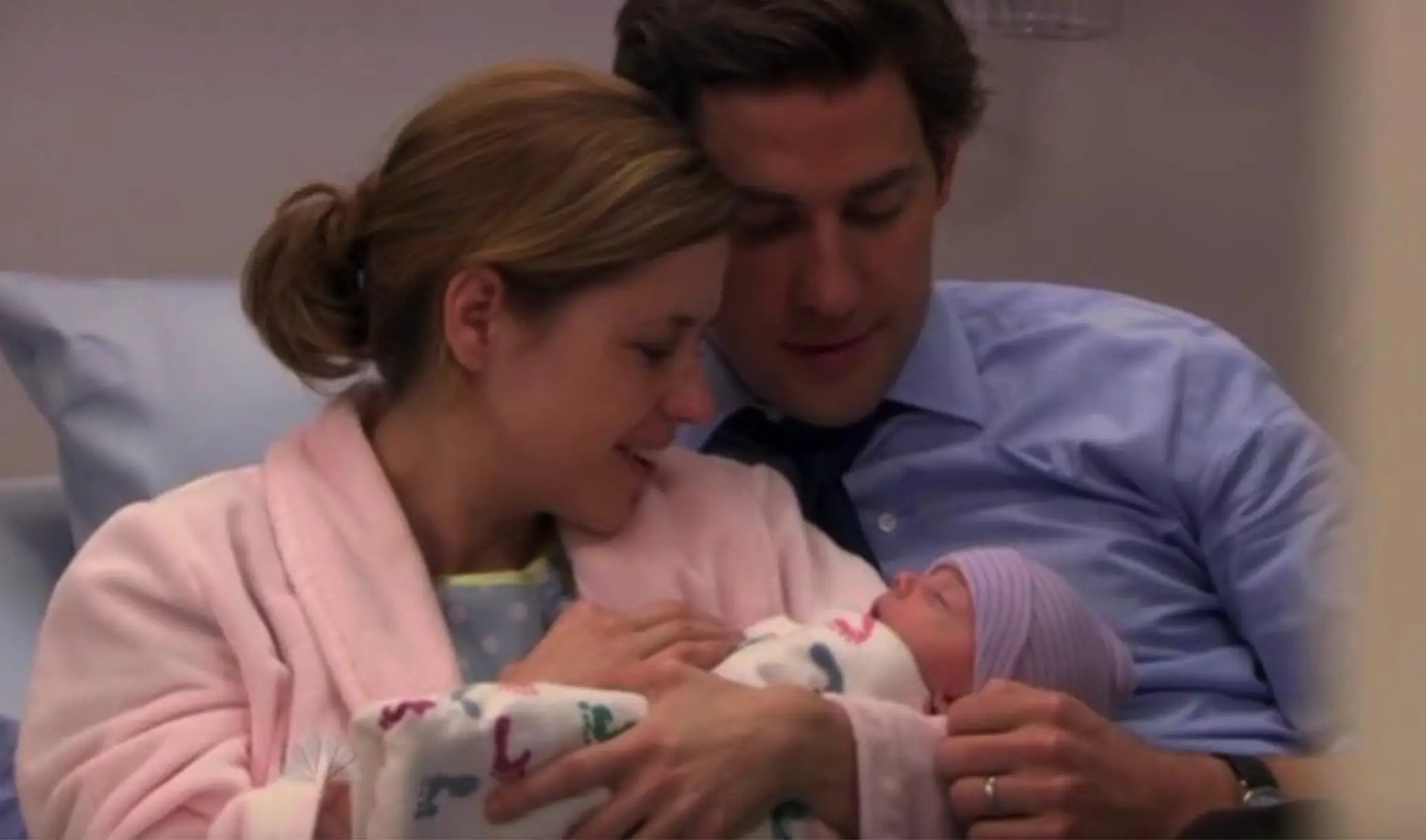 Pam and Jim welcomed baby Cece in the episode (NBC)