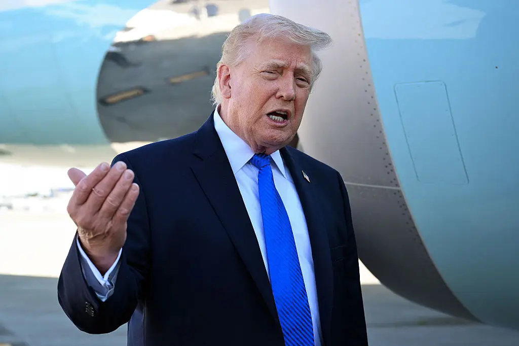 The Trump family regularly uses the airport. (Roberto Schmidt/Getty Images)
