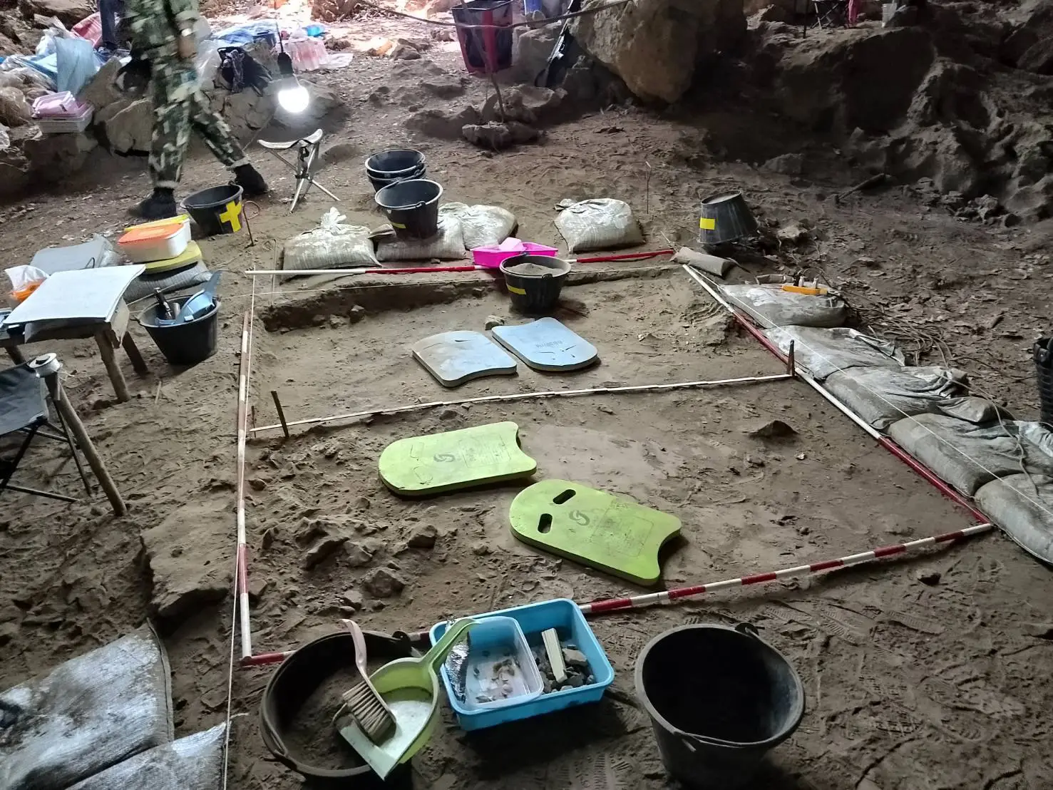 Archaeologists made the groundbreaking discovery last month (นสพ.ประจวบโพสต์/Prachuap Post/Facebook)